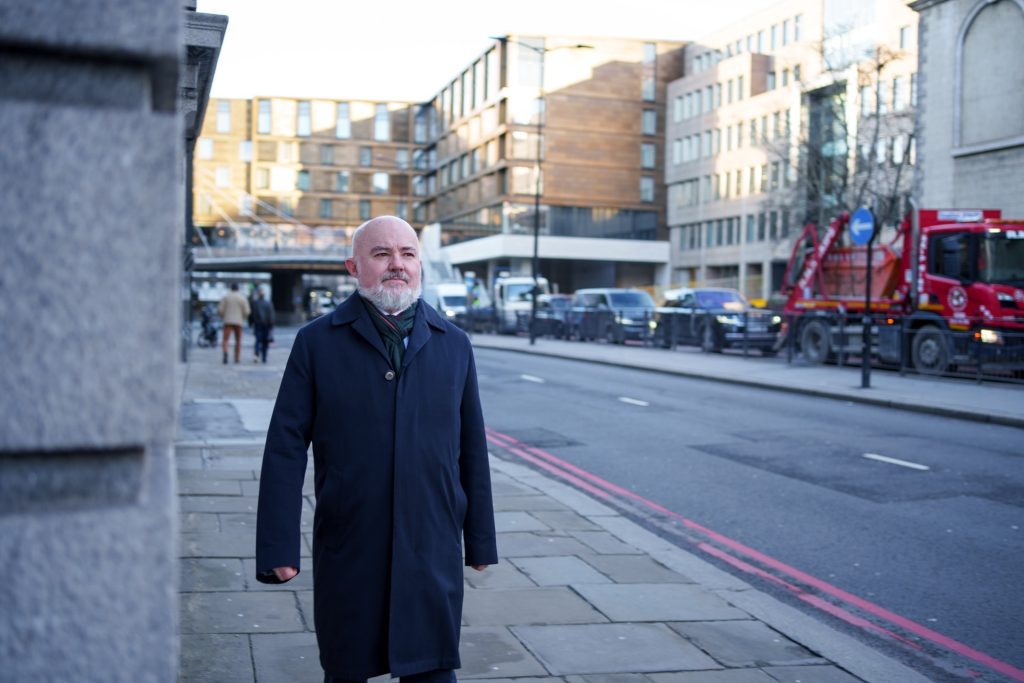 Mark Glover on London Street