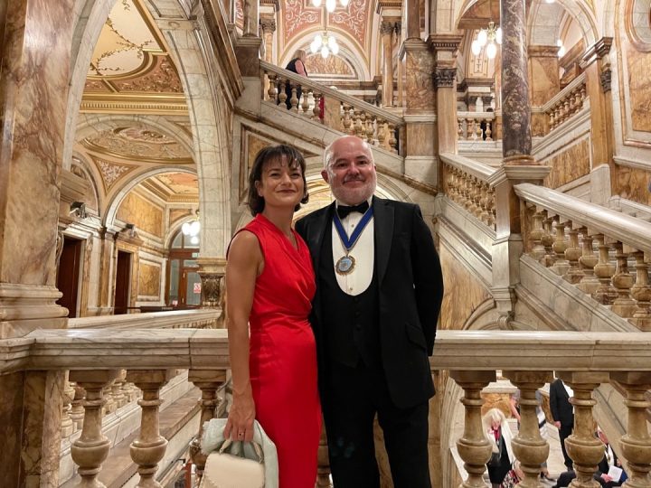 Mark Glover with Johanna Baxter
